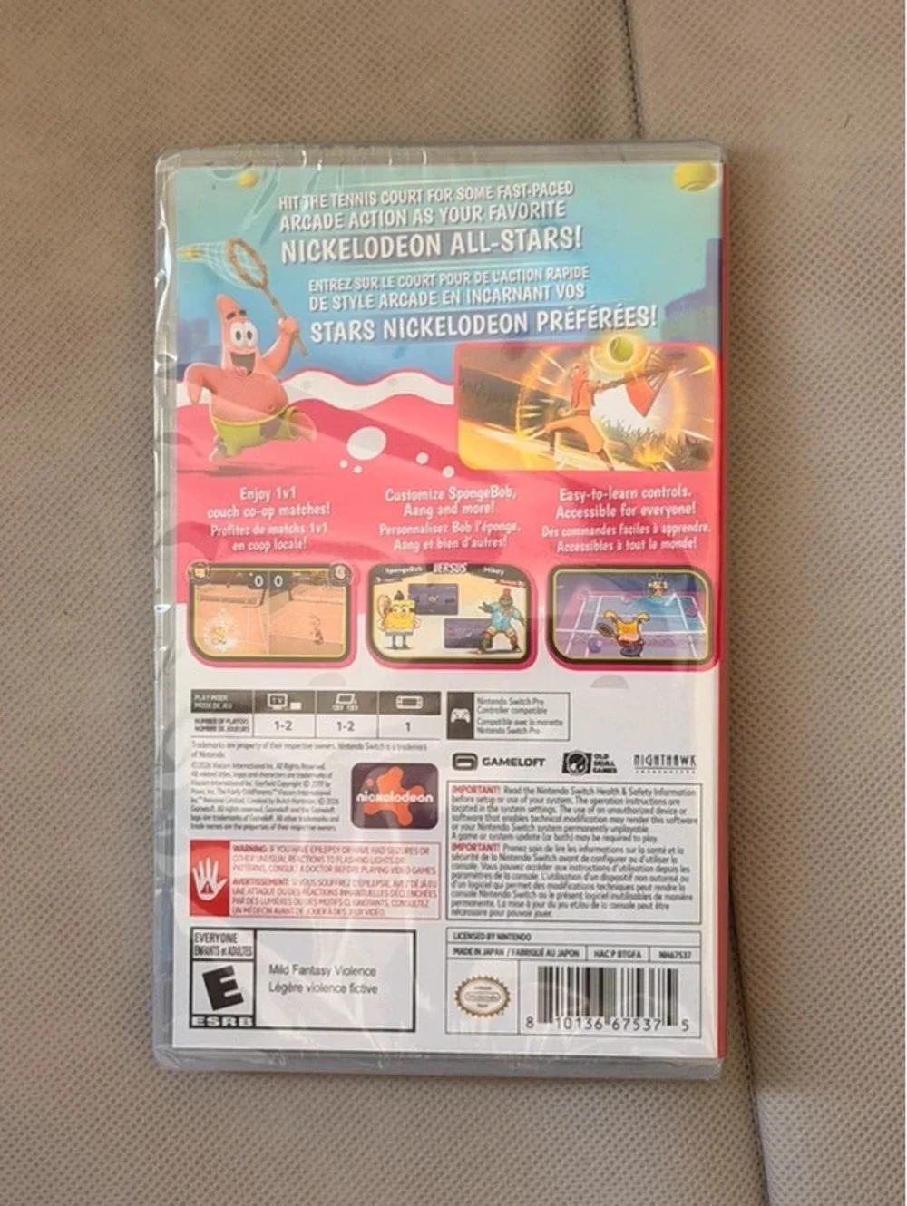 Nickelodeon Extreme Tennis next For Nintendo switch